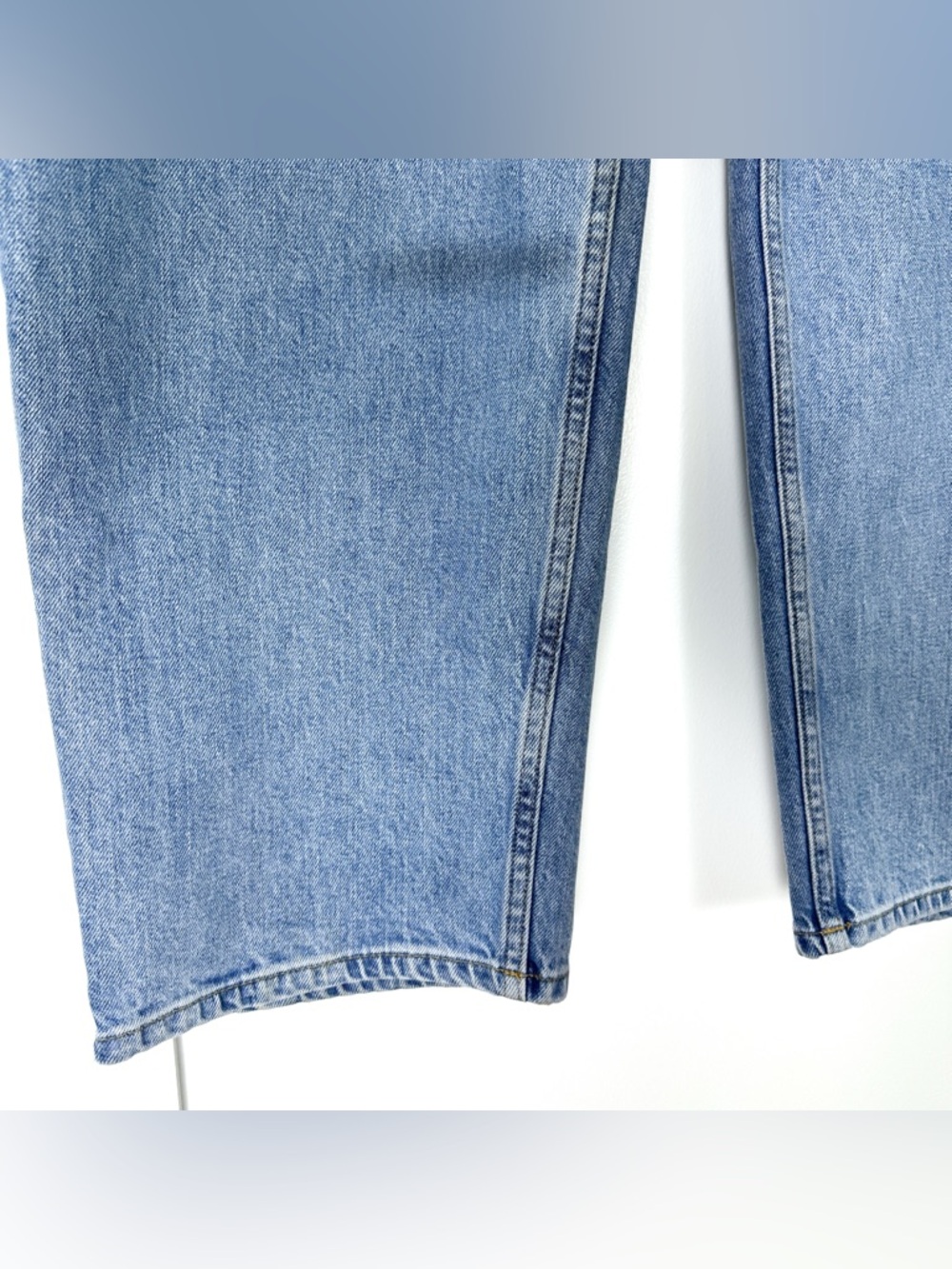 Everlane Way High Straight Leg Jeans Curvy Plus Size 18 High Rise Medium Wash - Picture 6 of 12